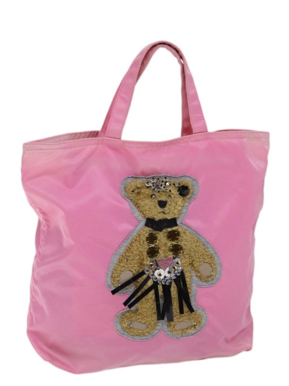 PRADA Hand Bag Nylon Pink Auth yk11651 - Picture 2 of 16